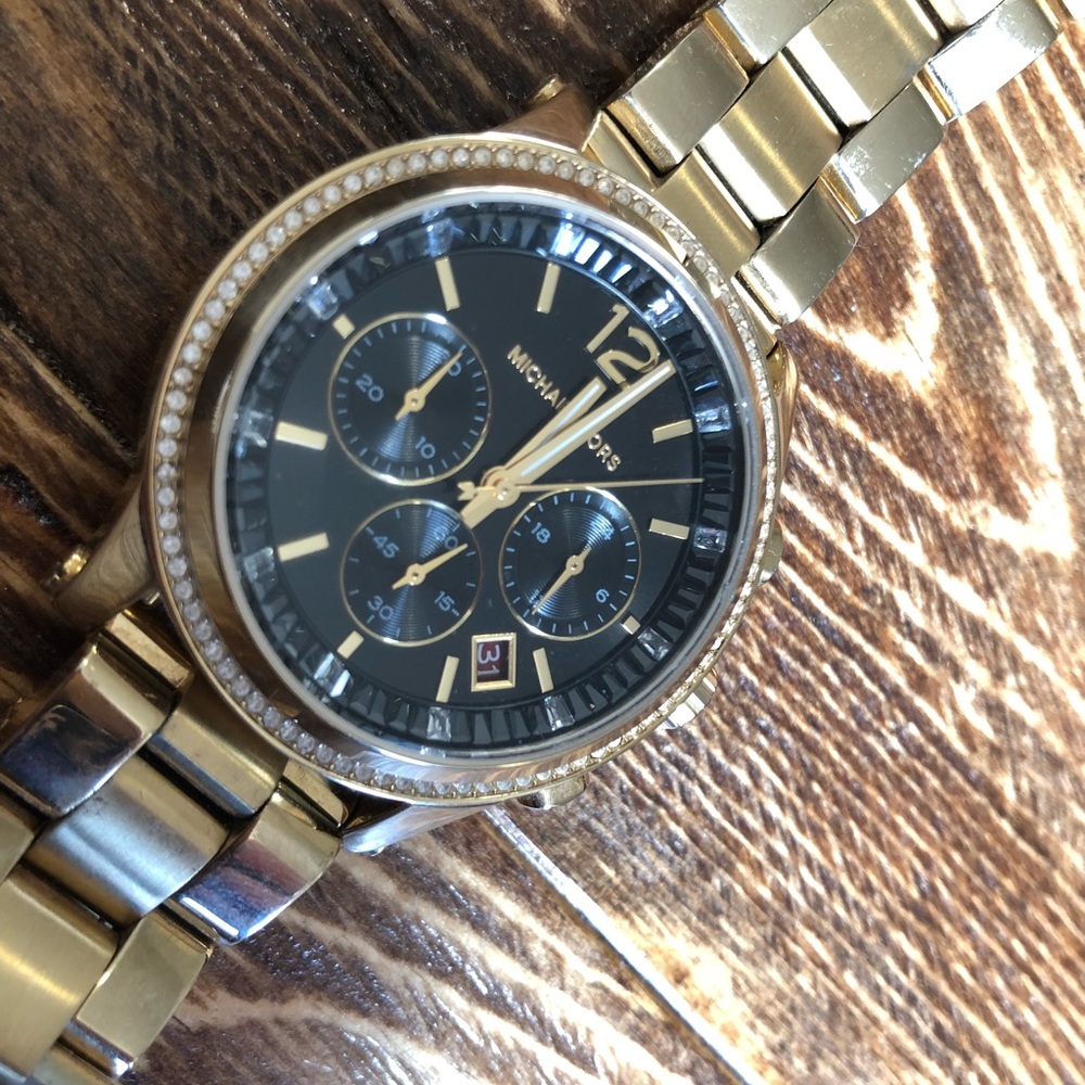 Michael Kors Gold and Black Watch